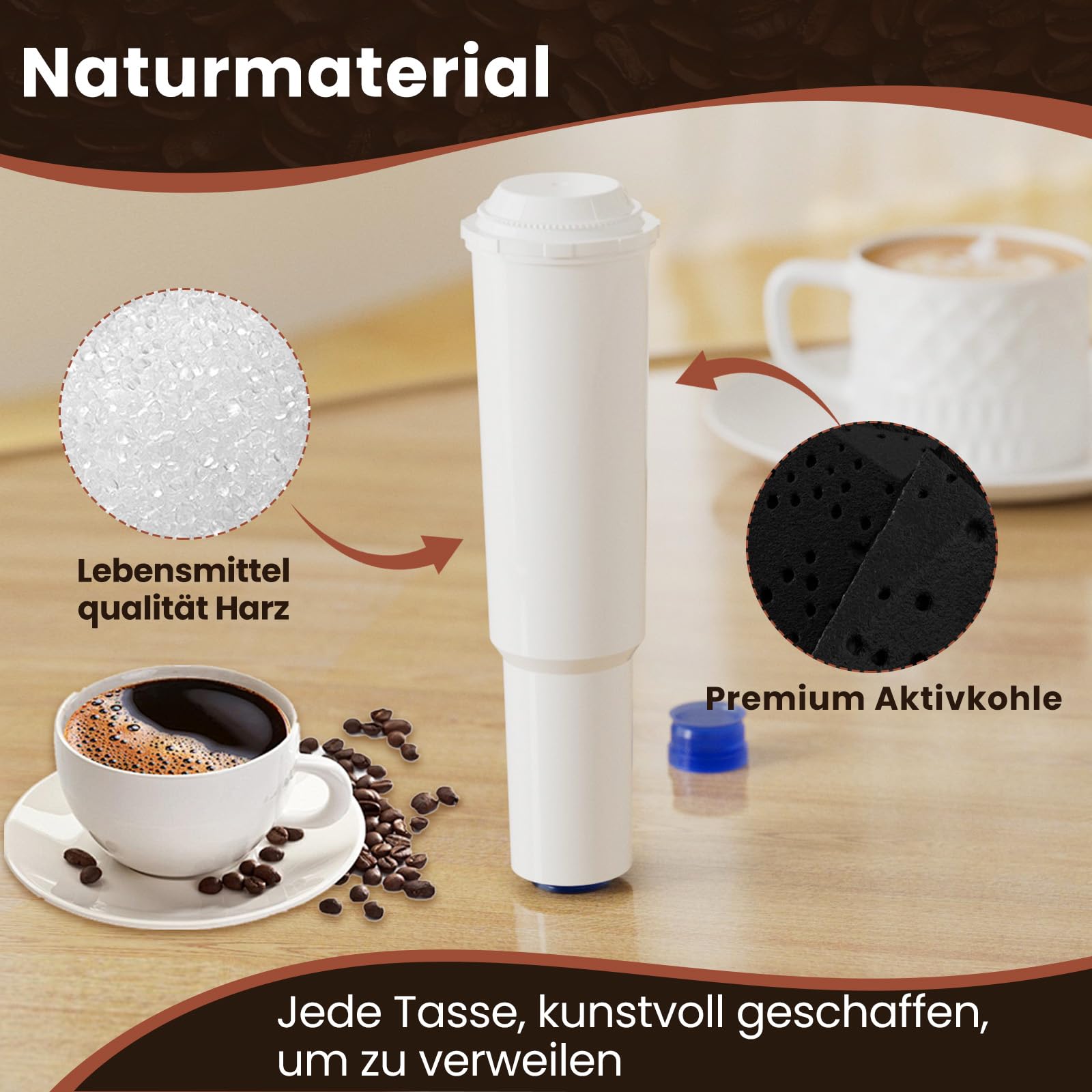 GOLDEN ICEPURE Coffee Water Filters Kaffeefilter 60209 4er Pack