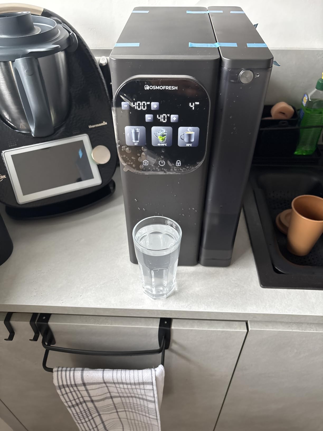 OsmoFresh Fusion Air Auftisch-Osmoseanlage 4,7L mit Heißwasser