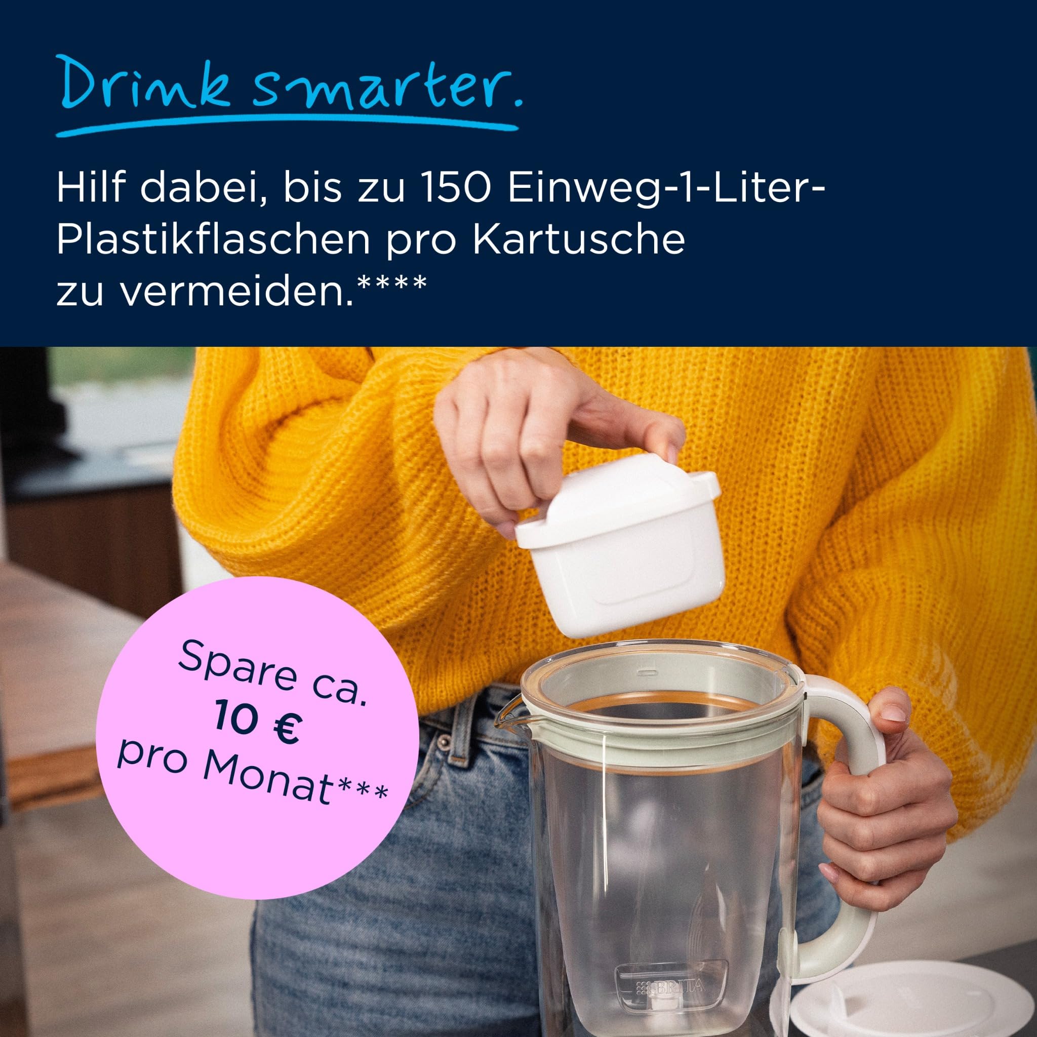 BRITA Glas Filterkanne Limited Edition 1x Maxtra Pro Borosilikatglas