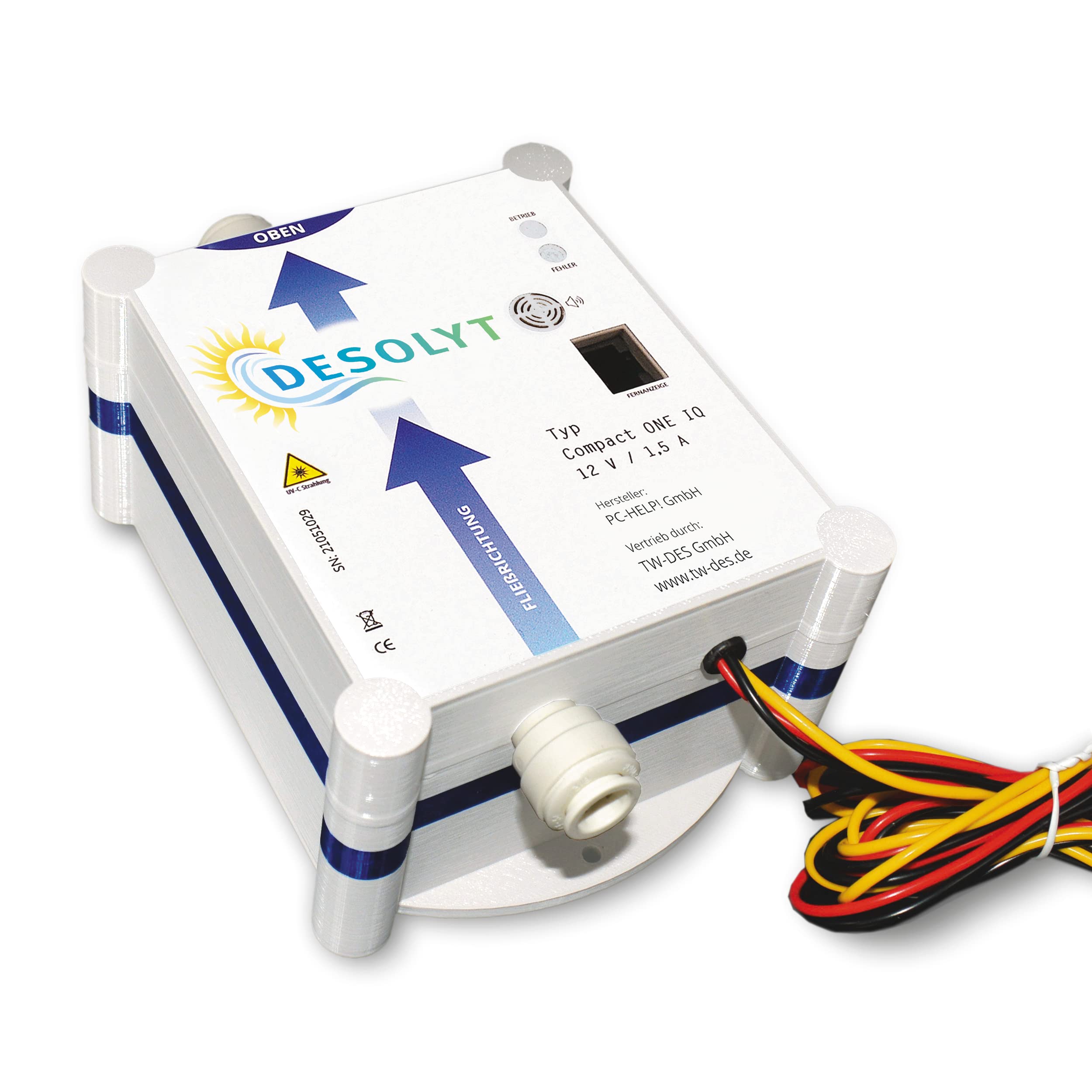 TW-DES Compact One IQ Sense UV-C Wasserdesinfektion 12V
