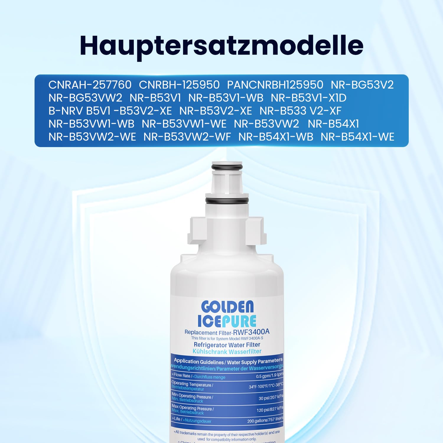 Golden IcePure Refrigerator Water Filters 257760 2er Pack
