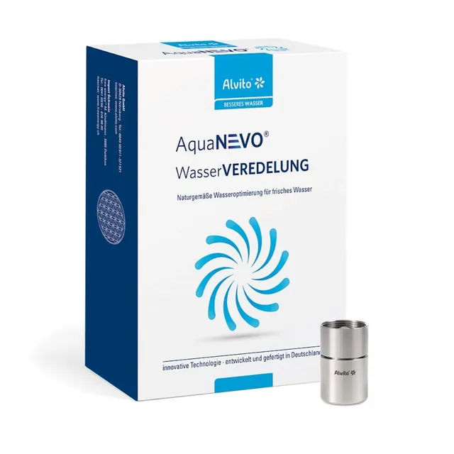 Alvito Viva 1.8 Wasserwirbler Edelstahl M22 Hahn-Aufsatz