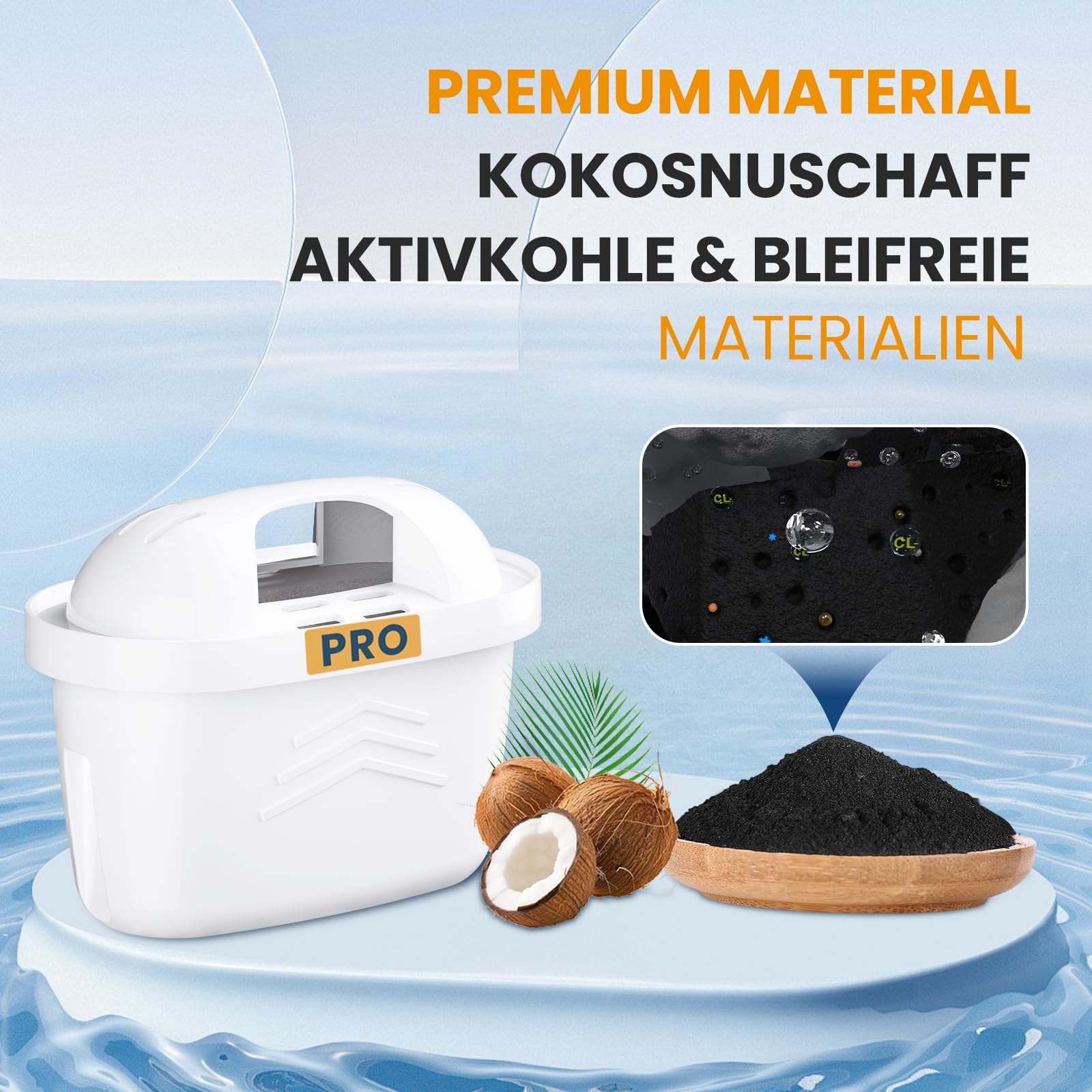 Golden IcePure Water Filter Pitchers Maxtra+ Pro 9er Pack