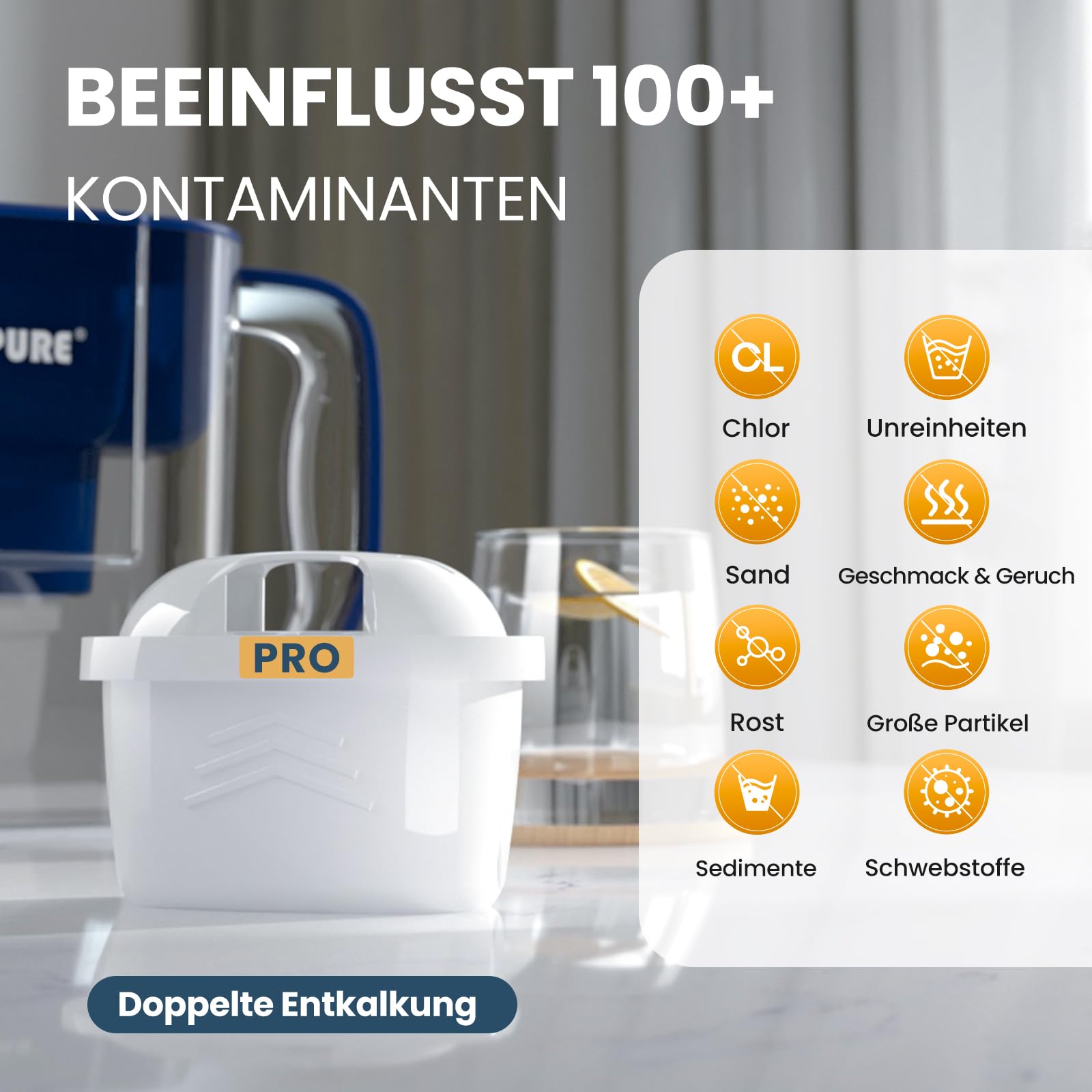 Golden IcePure Water Filter Pitchers Maxtra+ Pro 9er Pack