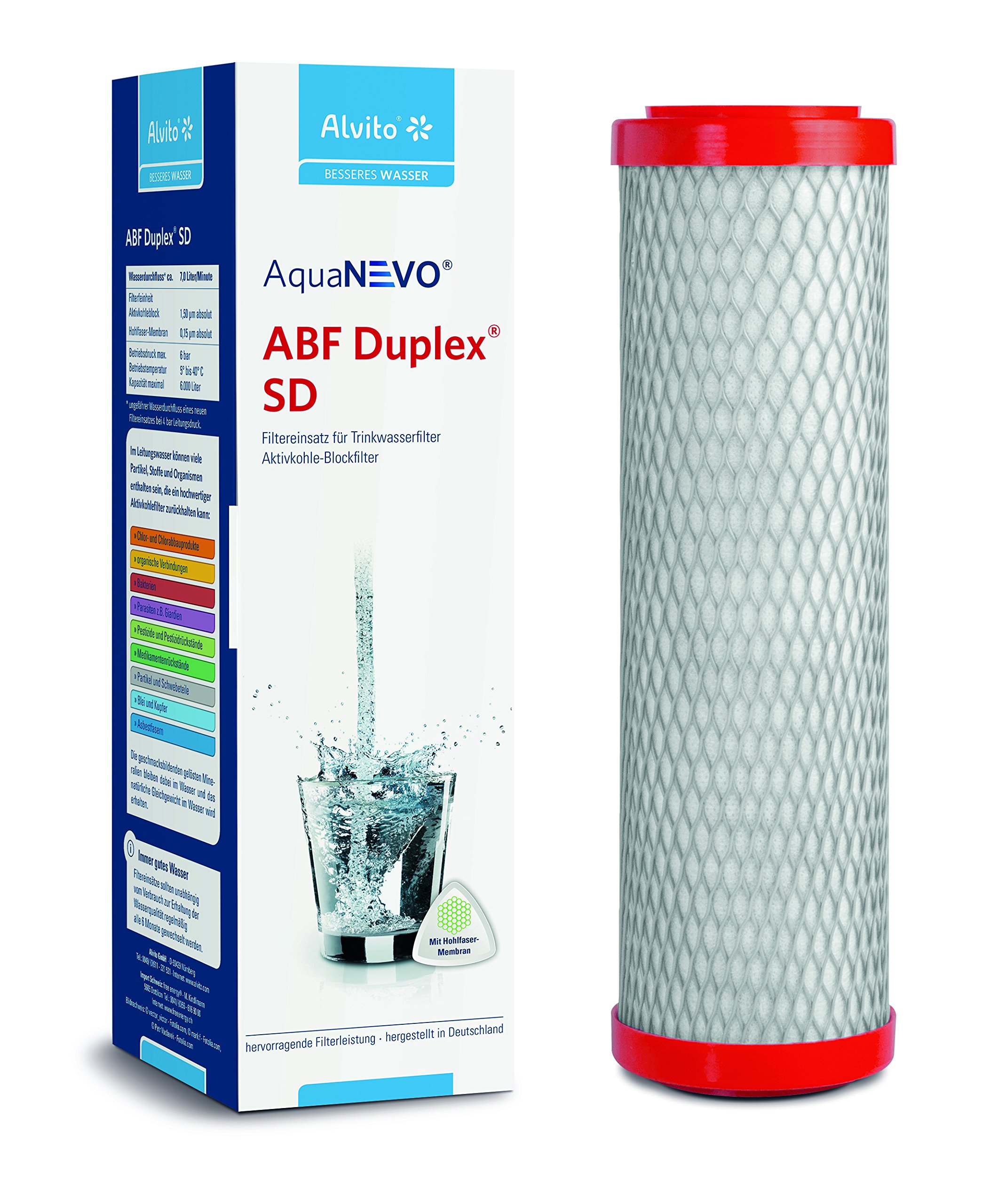 Alvito ABF Duplex SD Aktivkohlefilter 7l/min 6000L
