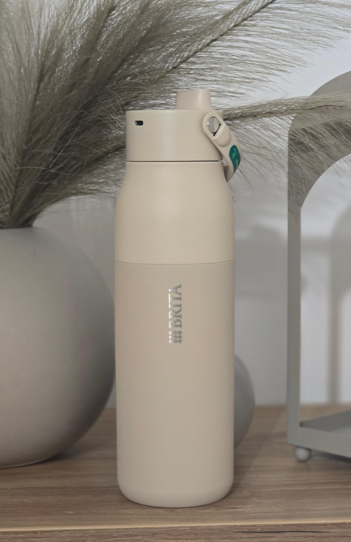 Brita MicroDisc LARQ iQ Trinkflasche 1000 ml schwarz Filter
