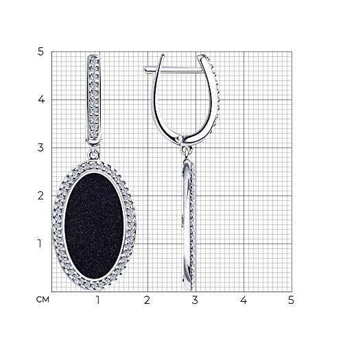 Sokolov Ohrhänger 925 Silber Avanturin Zirkonia Damen