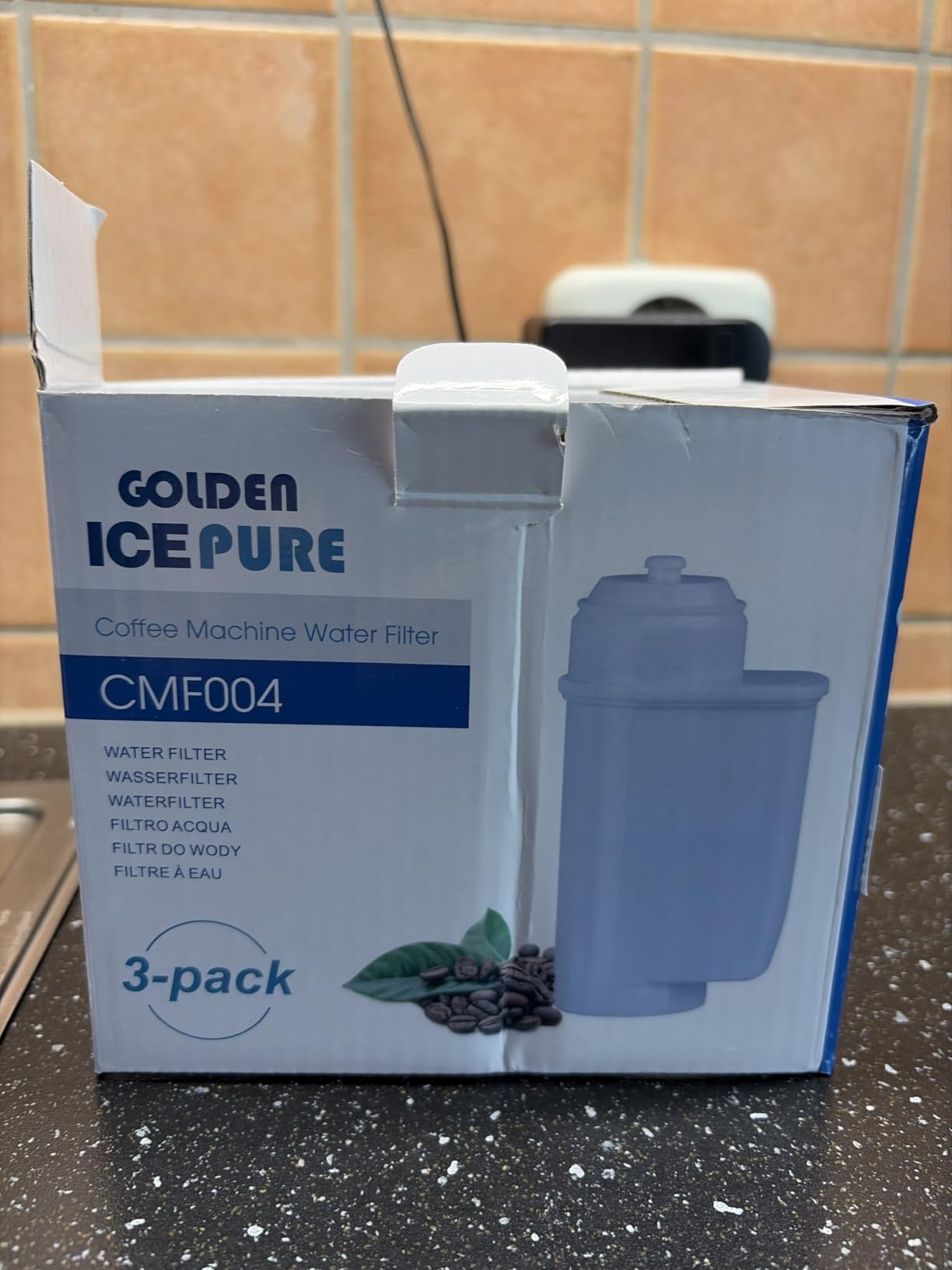 GOLDEN ICEPURE Kaffee Wasserfilter Siemens EQ 3er Pack Kalkschutz