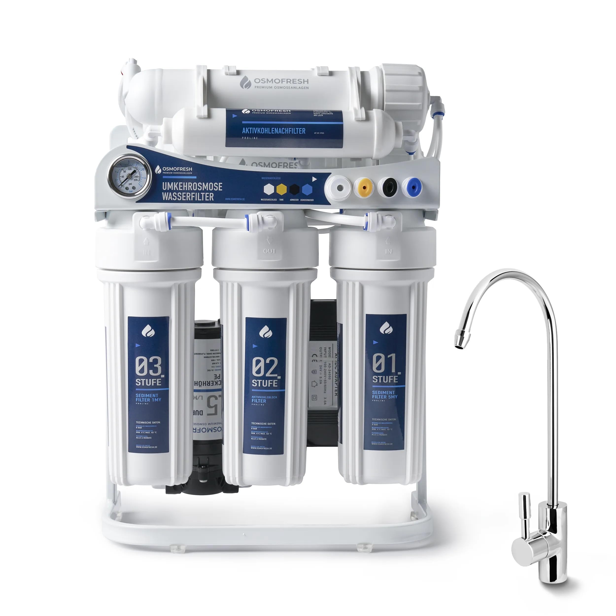 OsmoFresh OSMOSEANLAGEN Proline X3 Osmoseanlage 600 GPD