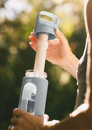 LifeStraw Go Series Glas-Filterflasche Komplettset Provence