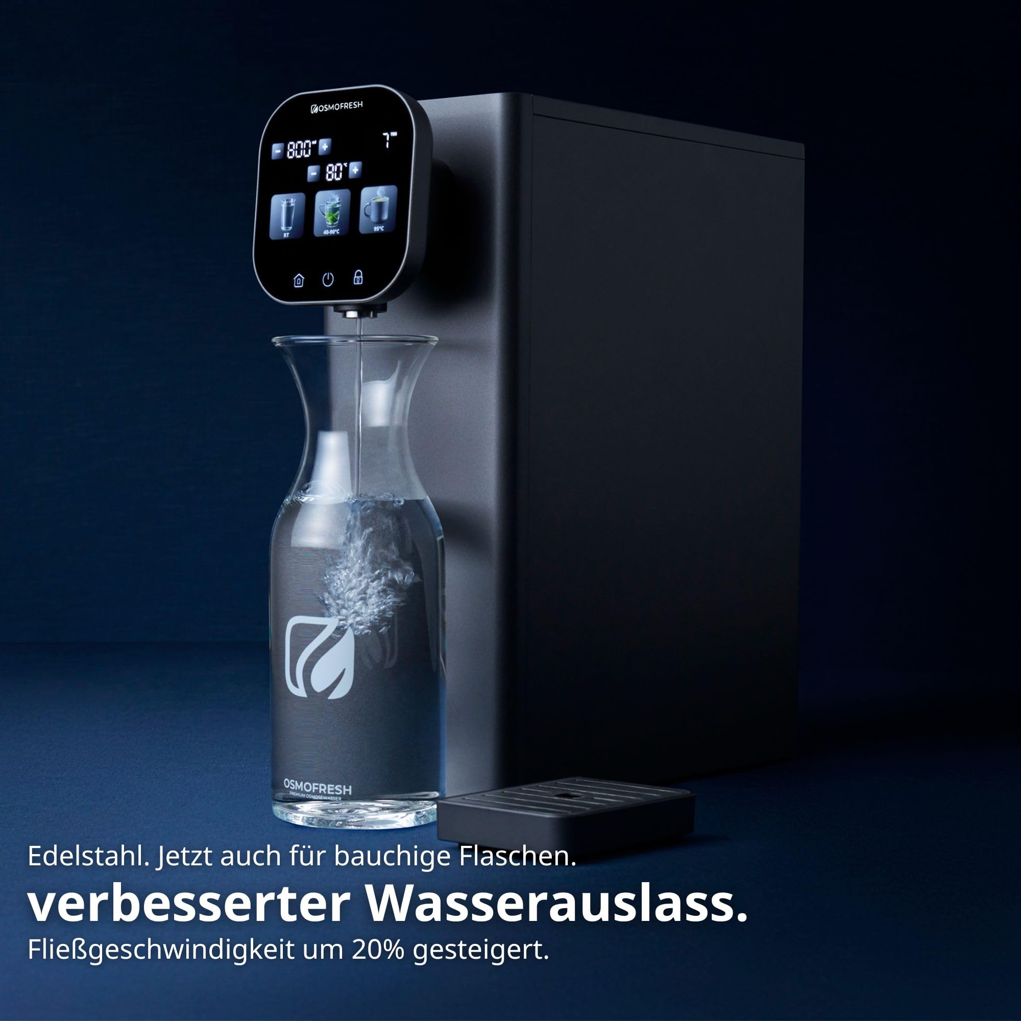 OsmoFresh Fusion Stream Osmoseanlage Auftisch Heißwasser UV