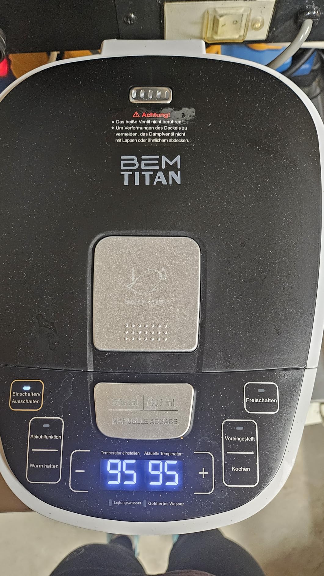 BEM Titan 2.1 Thermopot 5 Liter Heißwasserspender 45-95°C