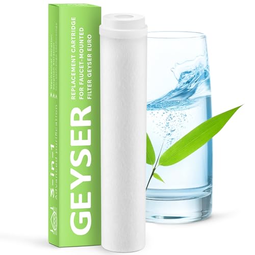 Geyser EURO Ersatzkartusche Wasserhahnfilter 1er Pack 3 Monate