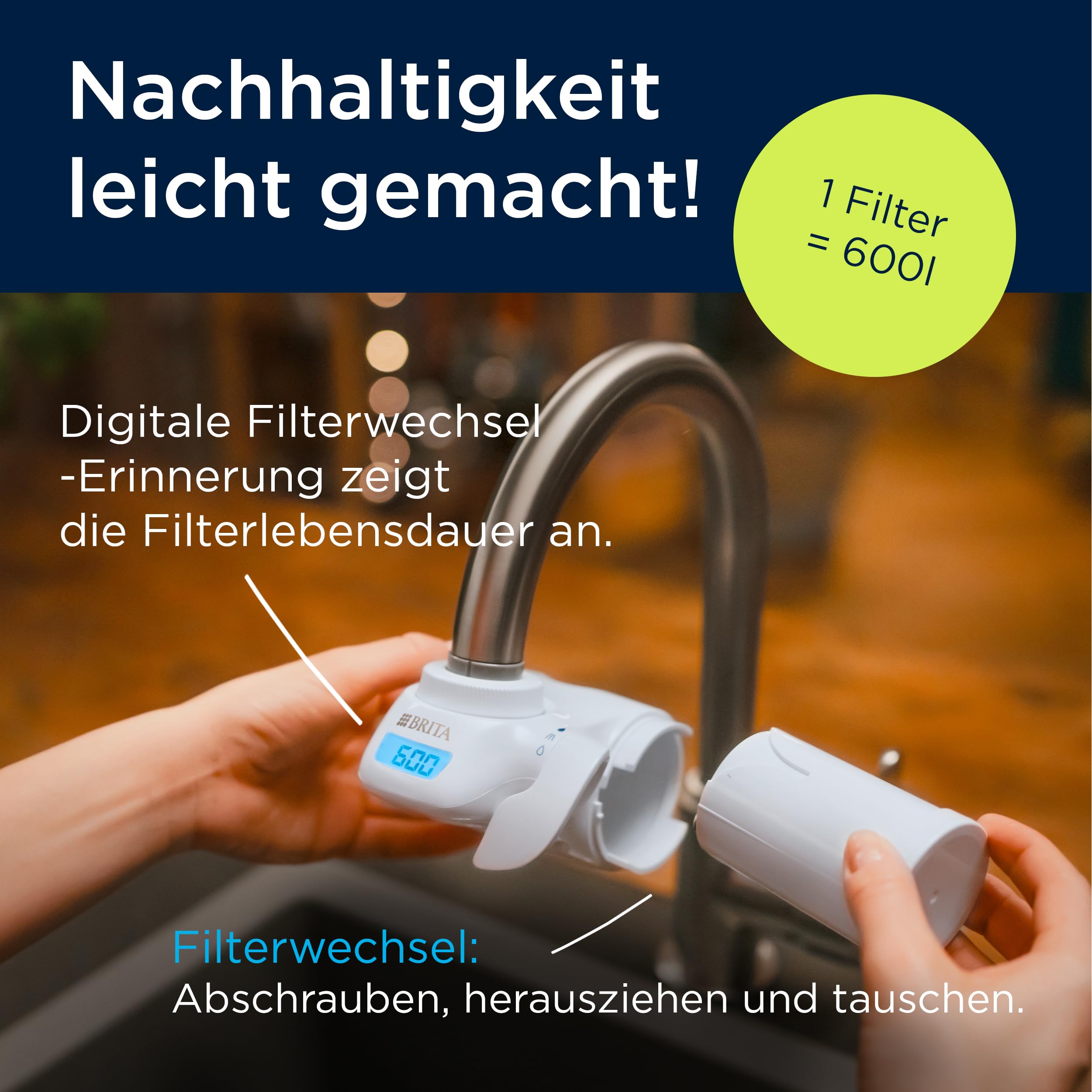 BRITA ON TAP Pro Wasserhahnfilter V-MF 600 L