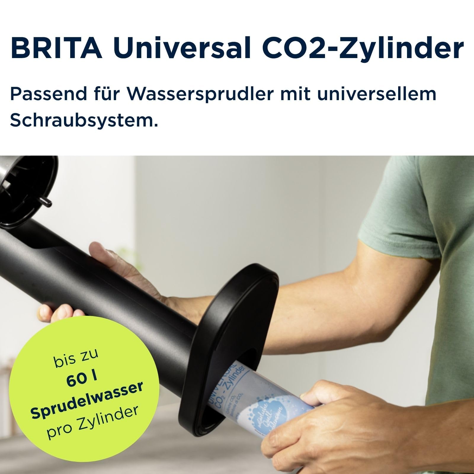 BRITA Universal CO2-Zylinder 425 g 60 L Wassersprudler
