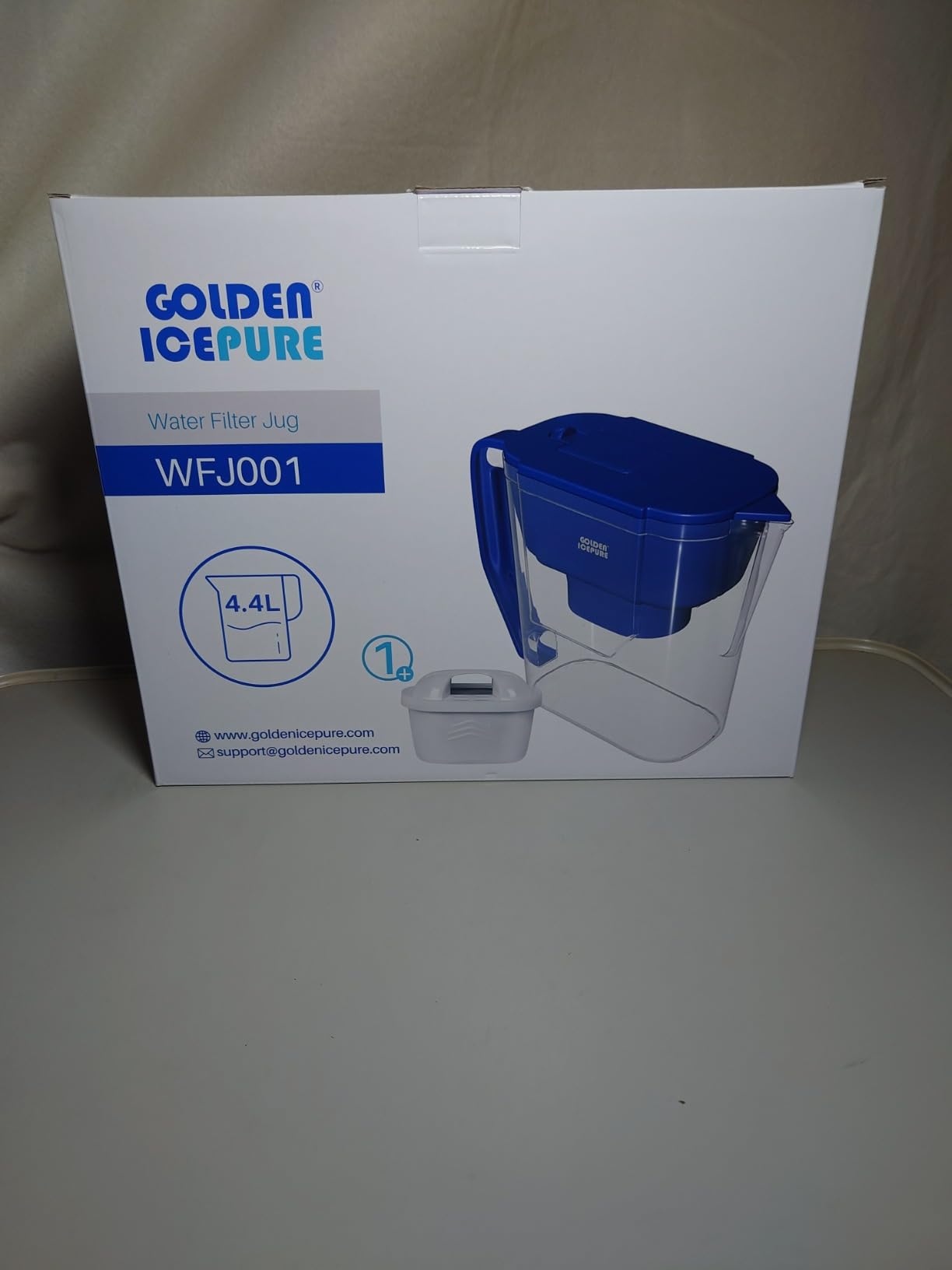 Golden IcePure Wasserfilter-Kanne 4,4 l für Brita Kartuschen