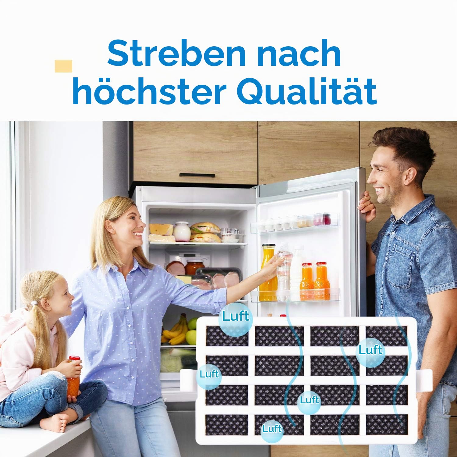 Golden IcePure W10311524 Kühlschrank-Luftfilter 6er Pack
