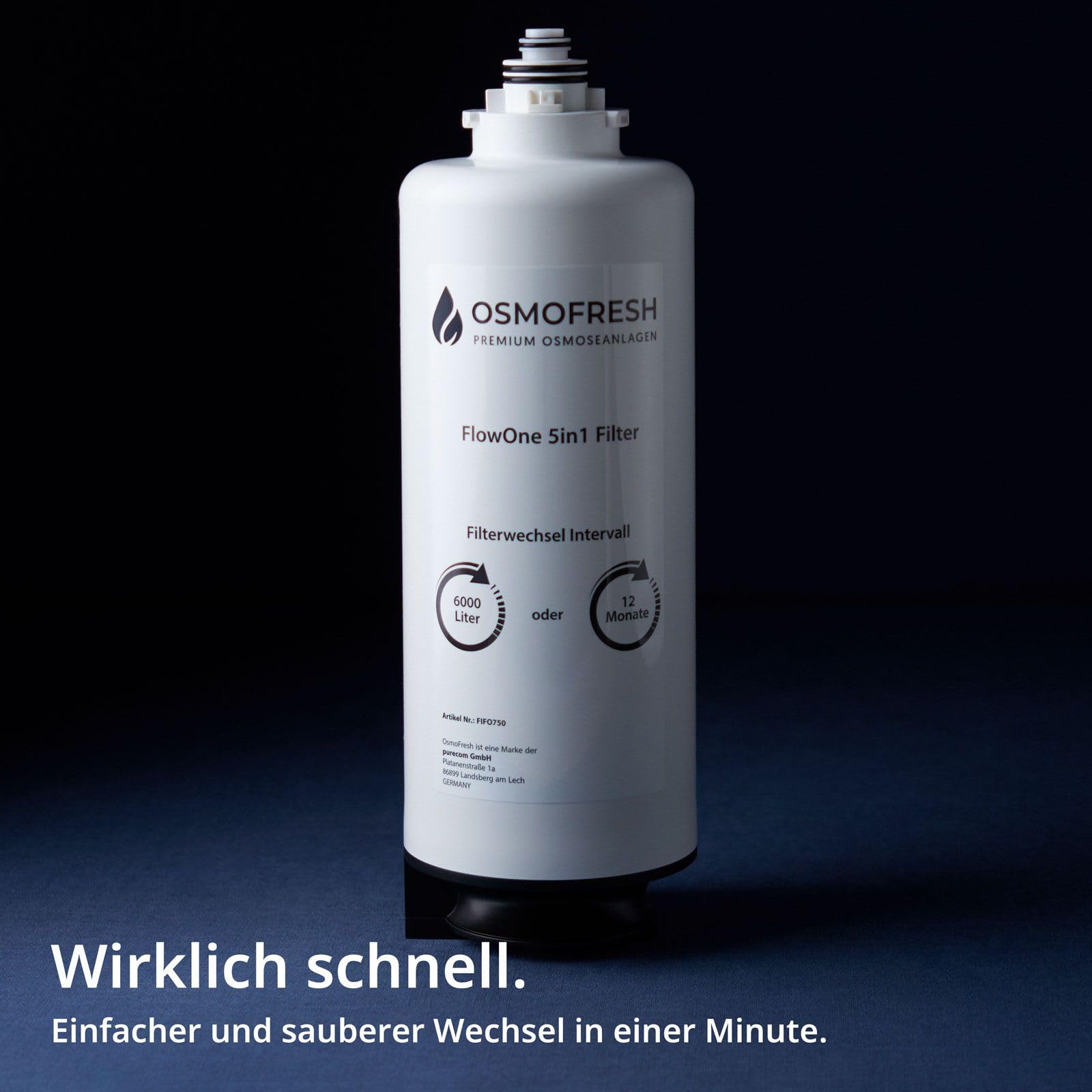 OsmoFresh FlowOne+ Ersatzfilter 5in1 Set Jahreswechsel 12 Monate