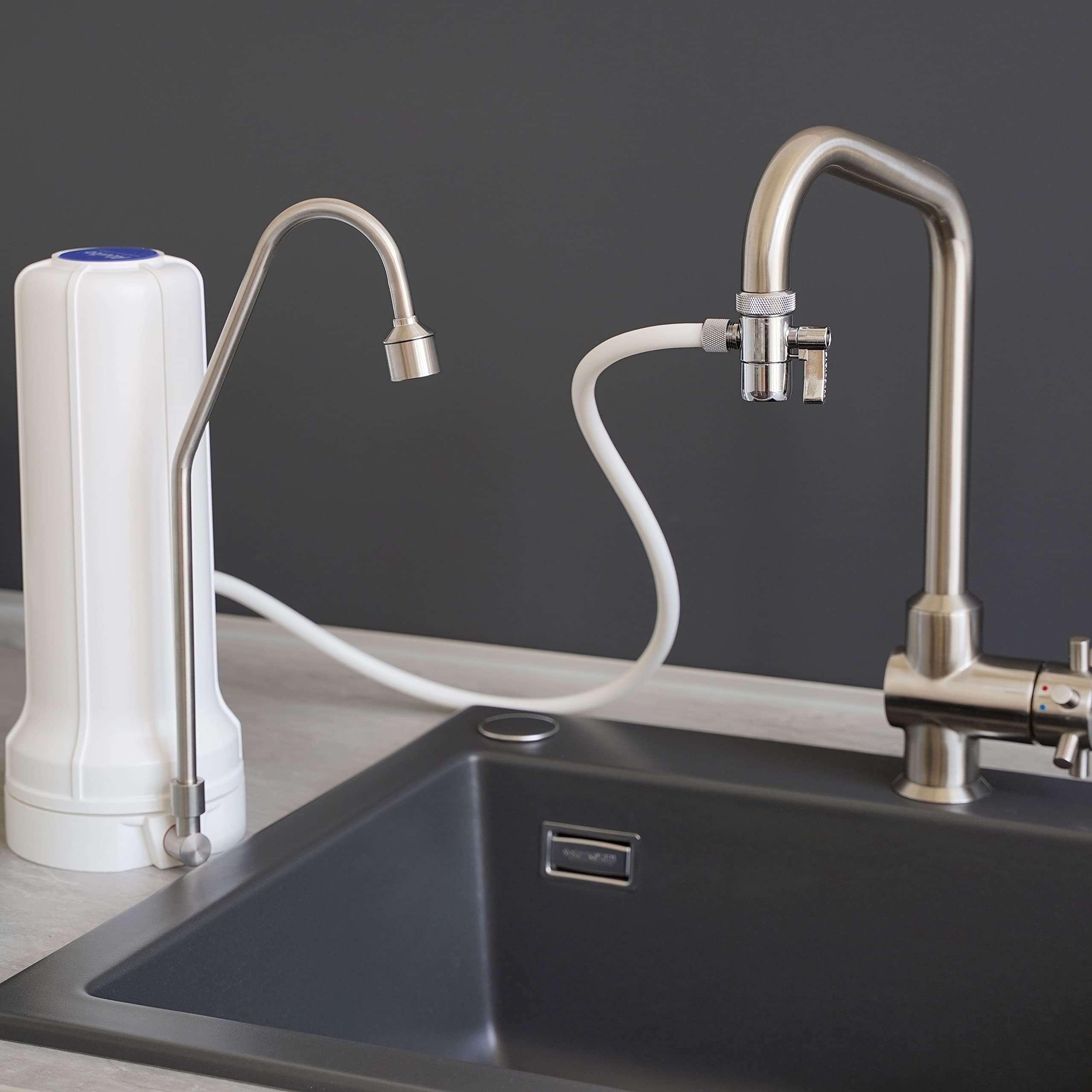 Alvito Auftisch Wasserfilter Basic Weiß ohne Kartusche