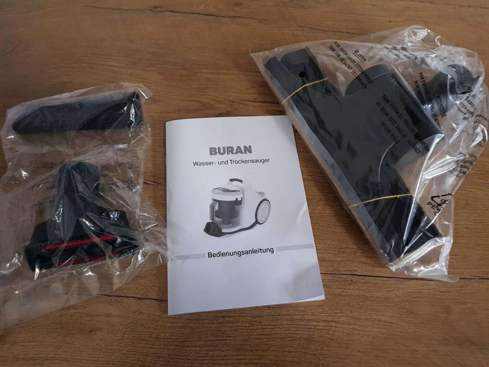 BEM Buran Nass- und Trockensauger beutellos 1400W HEPA H13