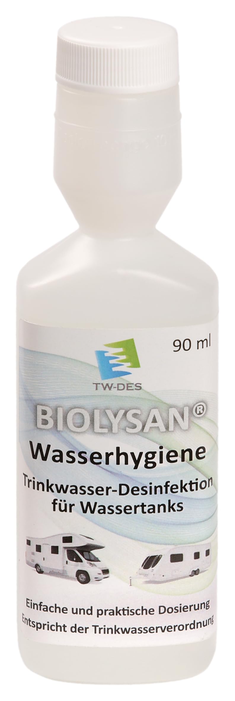 TW-DES Wasserhygiene 90ml Wohnmobil Boot Desinfektion chlorfrei