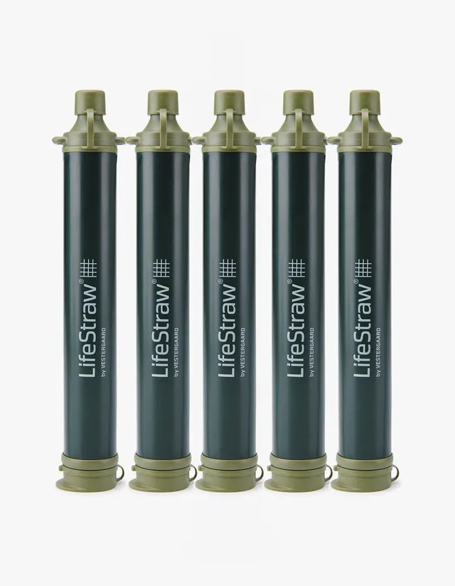 LifeStraw Personal Wasserfilter 5er-Pack Grün Bakterienfilter