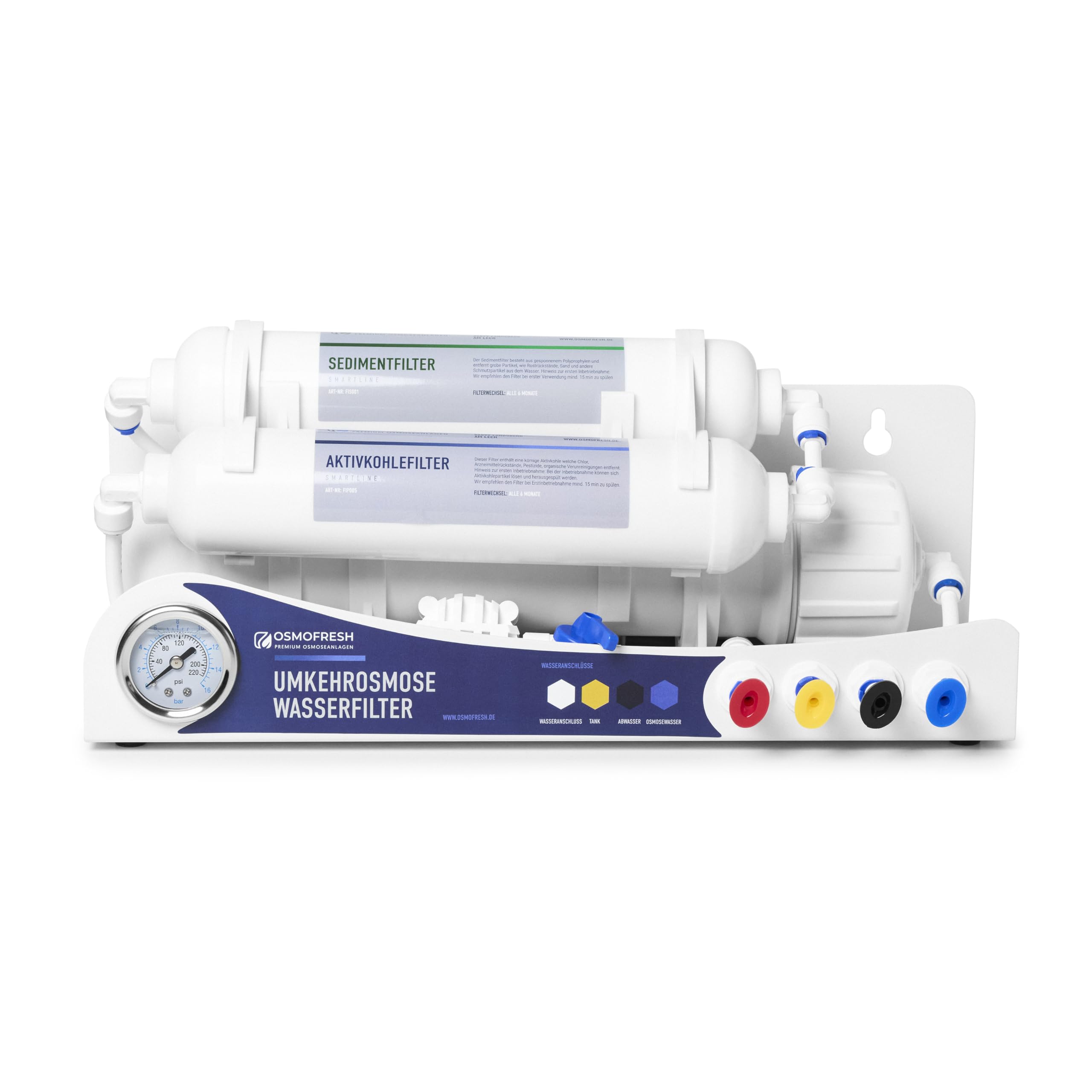 OsmoFresh OSMOSEANLAGEN Smartline Gold Umkehrosmose 125 GPD