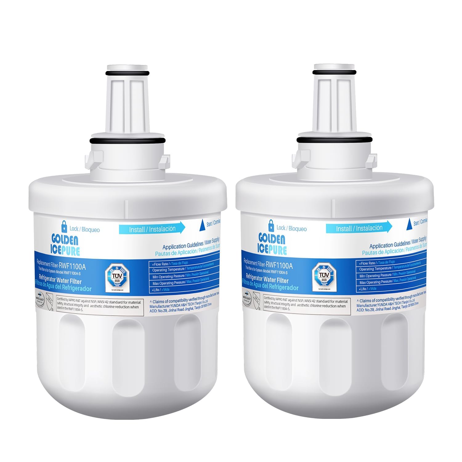 Golden IcePure DA29-00003F Kühlschrankfilter 1er Pack Chlor