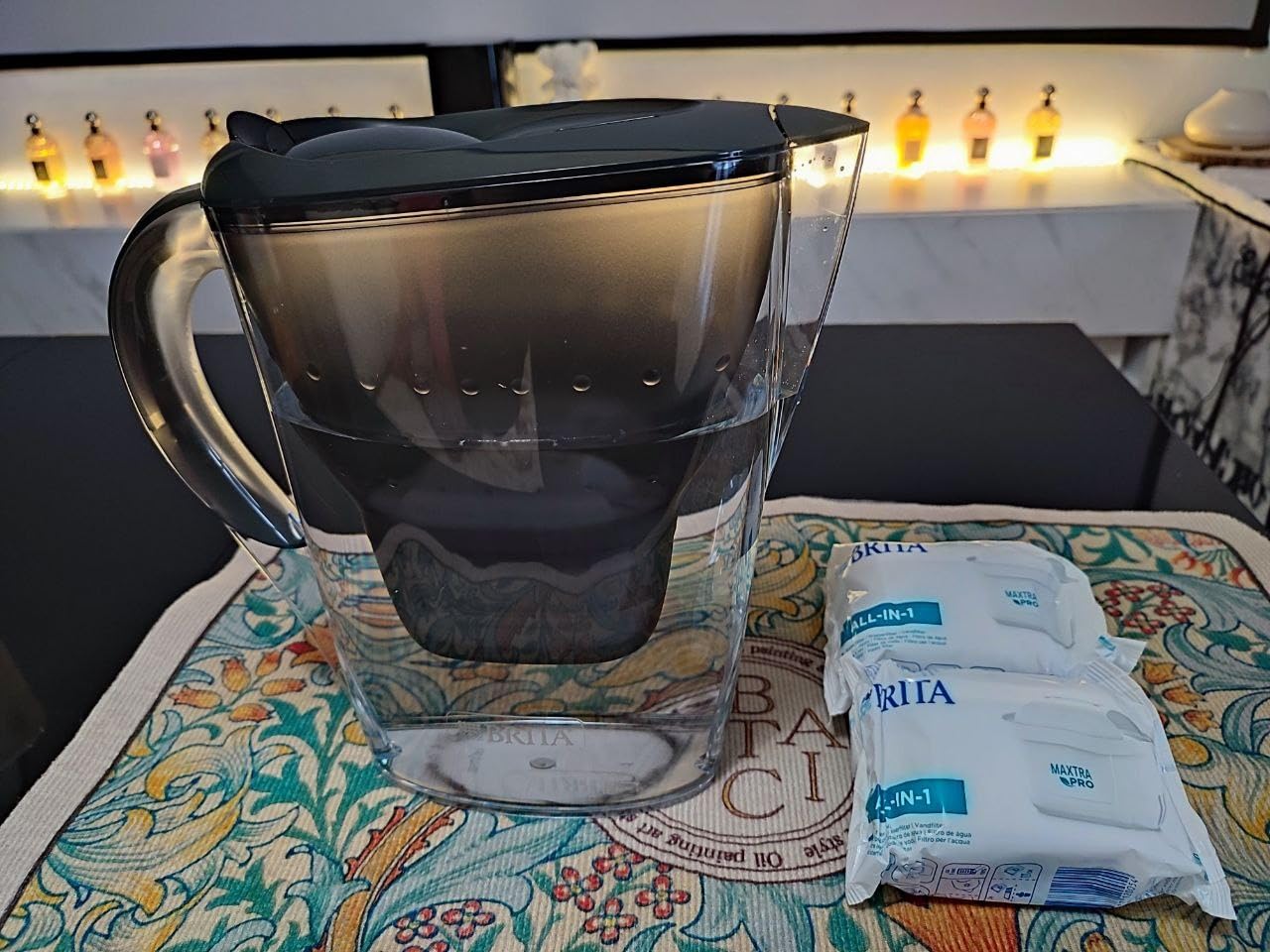 BRITA Marella Tischwasserfilter + 3x MAXTRA Pure Performance