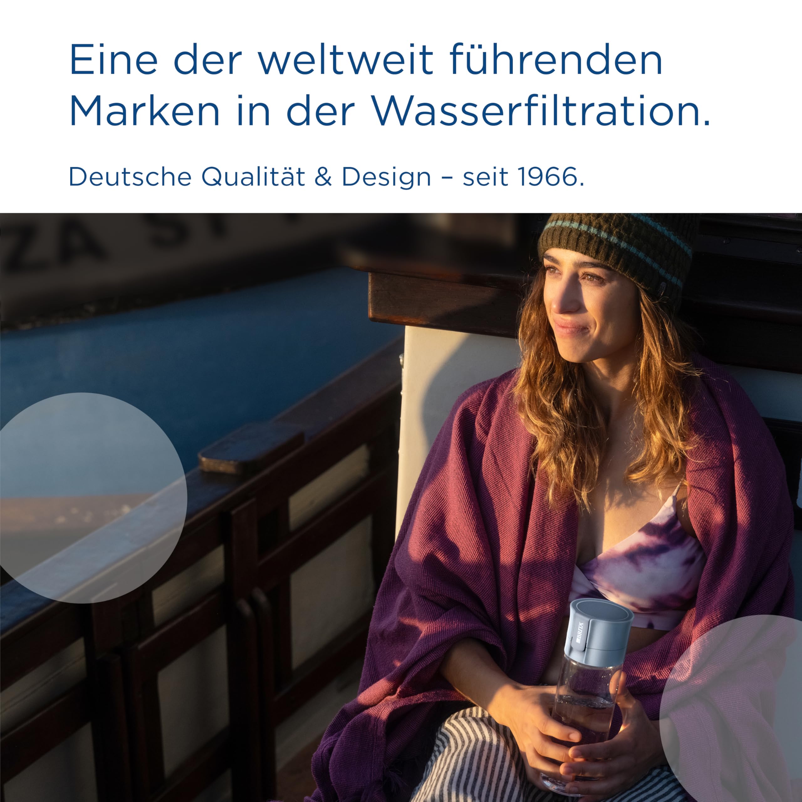 BRITA MicroDisc Ersatzfilter Wasserfilter-Flaschen 3er Pack