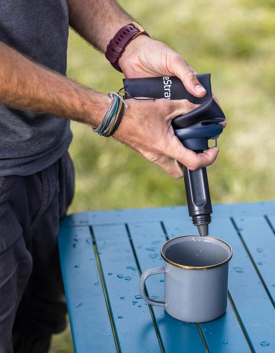LifeStraw Peak Series Squeeze Filterflasche 1 L Mountain Blue