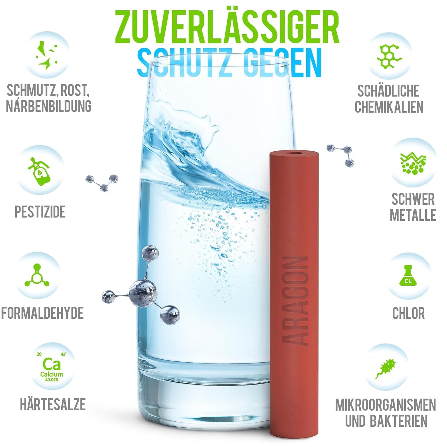 Geyser Euro Wasserhahnfilter System +1 Kartusche Aragon