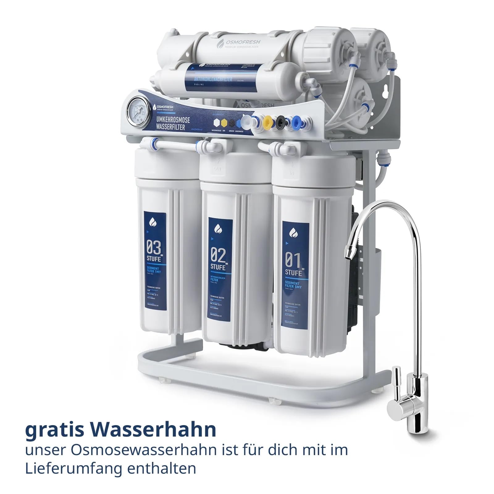 OsmoFresh OSMOSEANLAGEN Proline X3 Osmoseanlage 600 GPD
