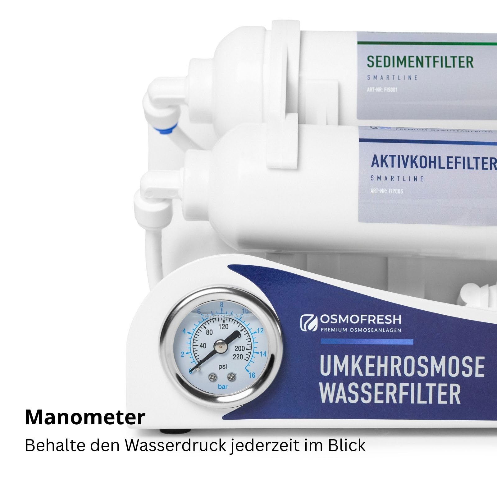 OsmoFresh OSMOSEANLAGEN Smartline Gold Umkehrosmose 125 GPD