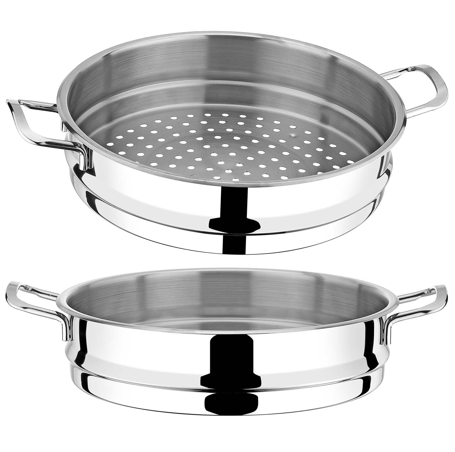 BEM Dampfkocher Edelstahl 28 cm 6-tlg Mantowarka