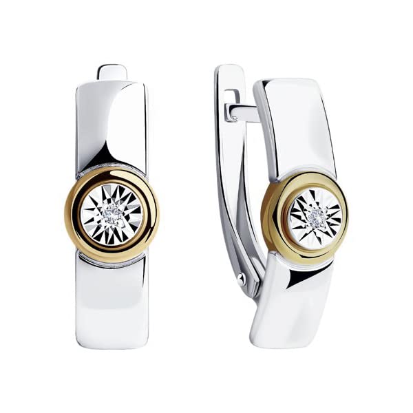 BEM Schmuck Sokolov Ohrringe 925 Silber mit Brillanten