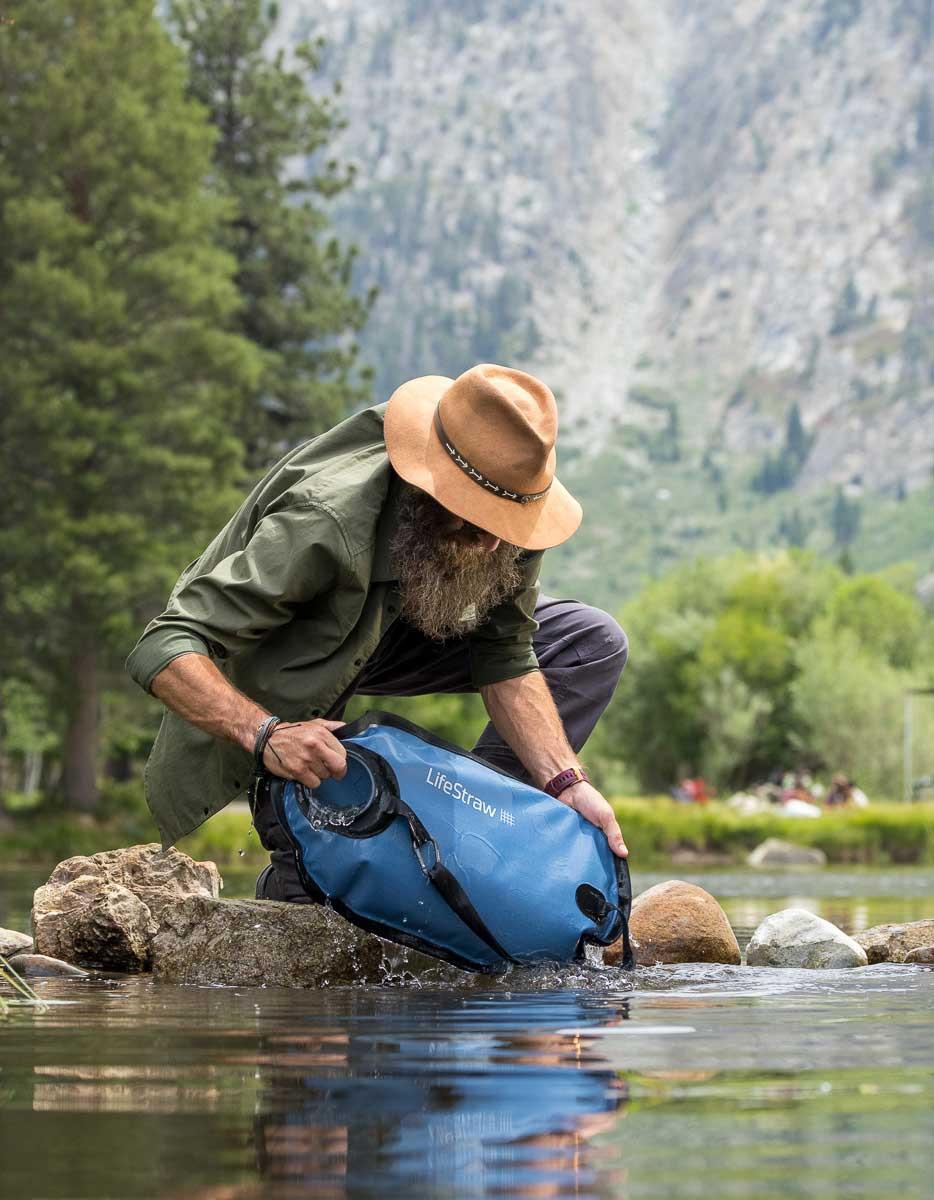 LifeStraw Peak Series Gravity 8L Wasserfilter Mountain Blue