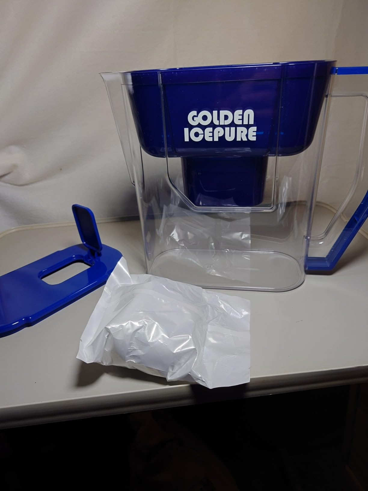 Golden IcePure Wasserfilter-Kanne 4,4 l für Brita Kartuschen