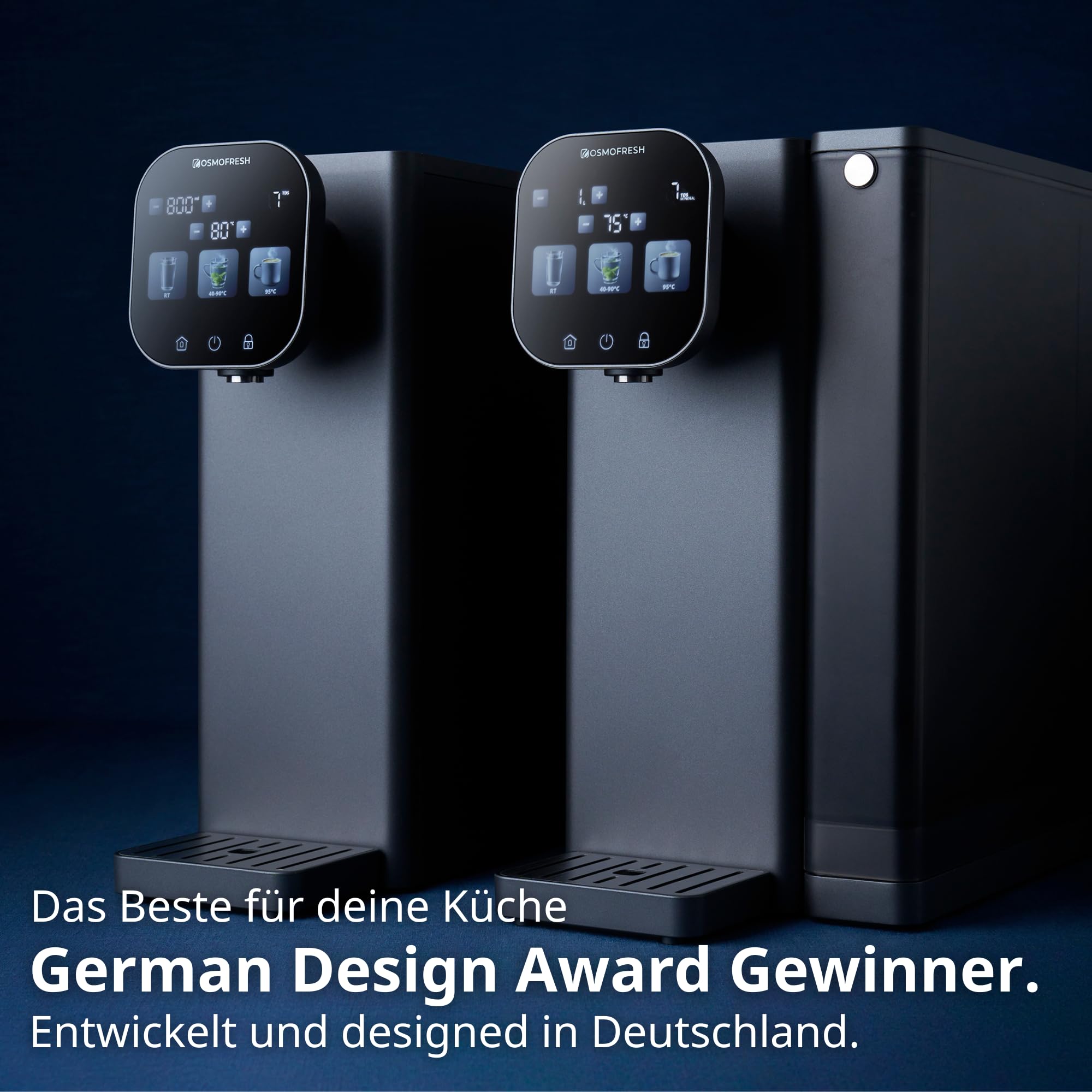 OsmoFresh Fusion Air Auftisch-Osmoseanlage 4,7L mit Heißwasser