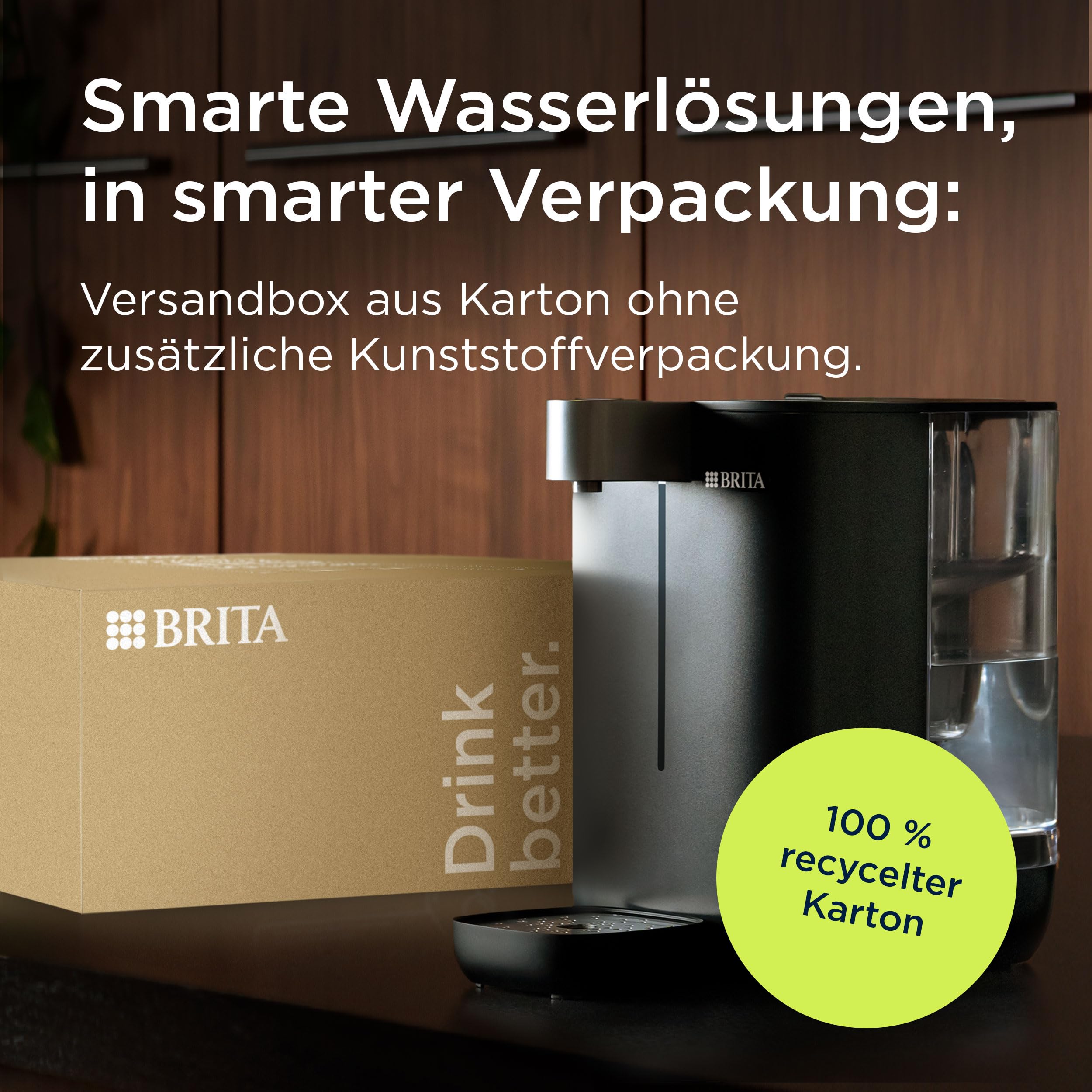 Brita Professional Wasserspender Yource mini 4L schwarz UV-C