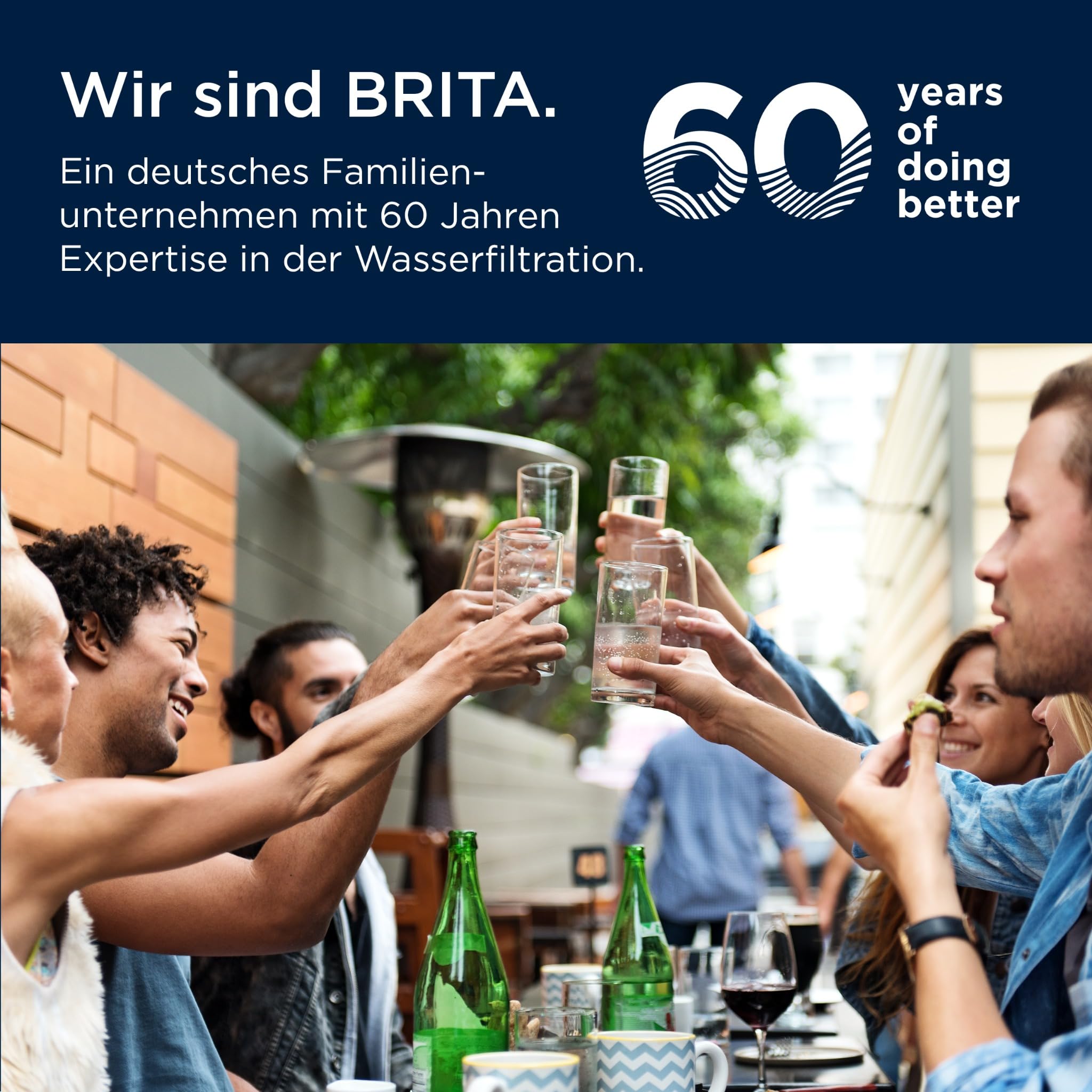 Brita Flow XXL Tischwasserfilter 8,2l Pure Performance