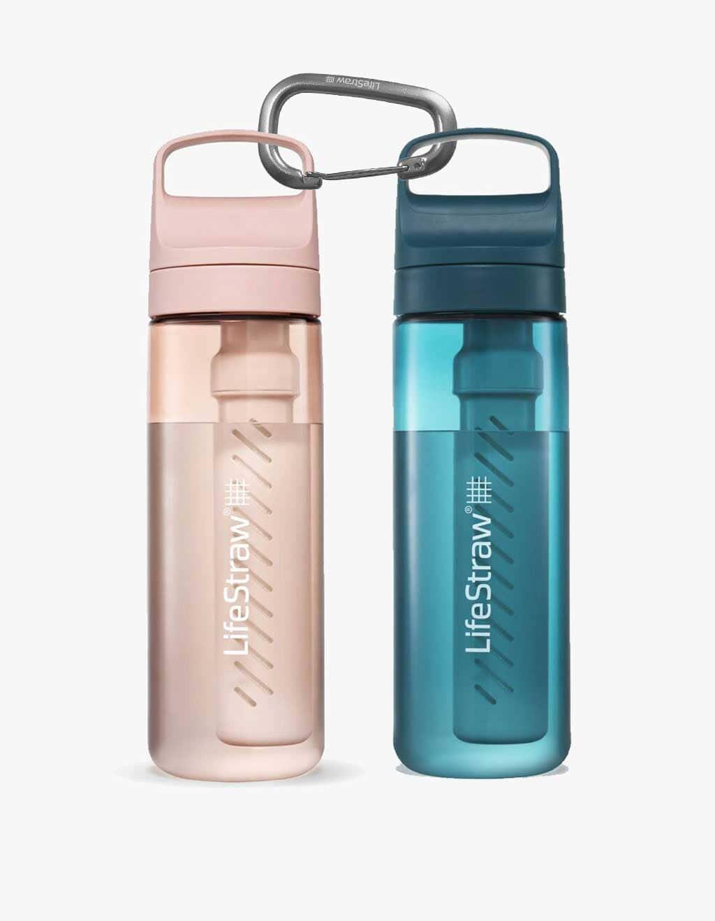 LifeStraw Go Series Trinkflasche 2er Bundle 650ml Bakterienfilter