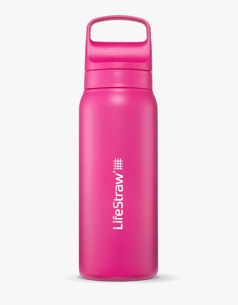 LifeStraw Go Series Edelstahl 24 oz Filterflasche Cactus Green