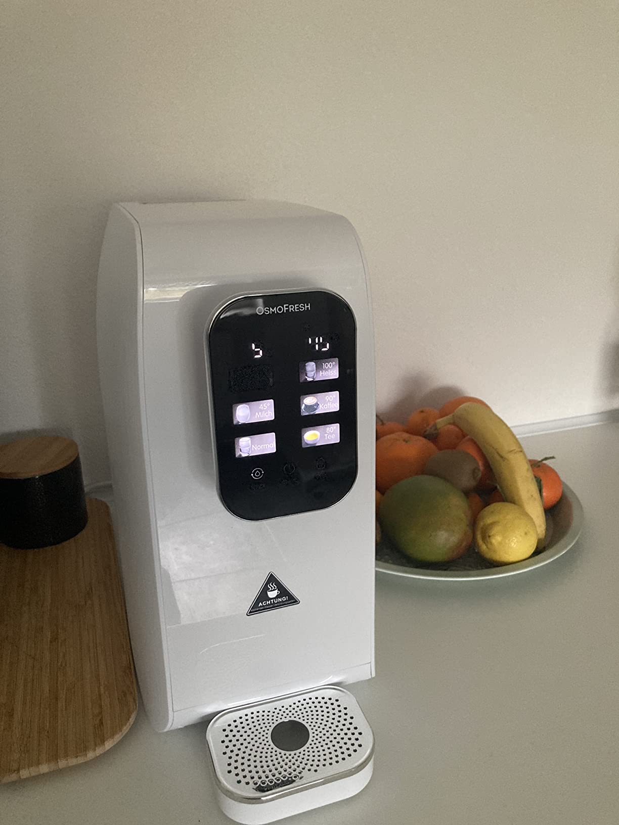 OsmoFresh Quella Life Osmoseanlage Black Heißwasser 6 Stufen