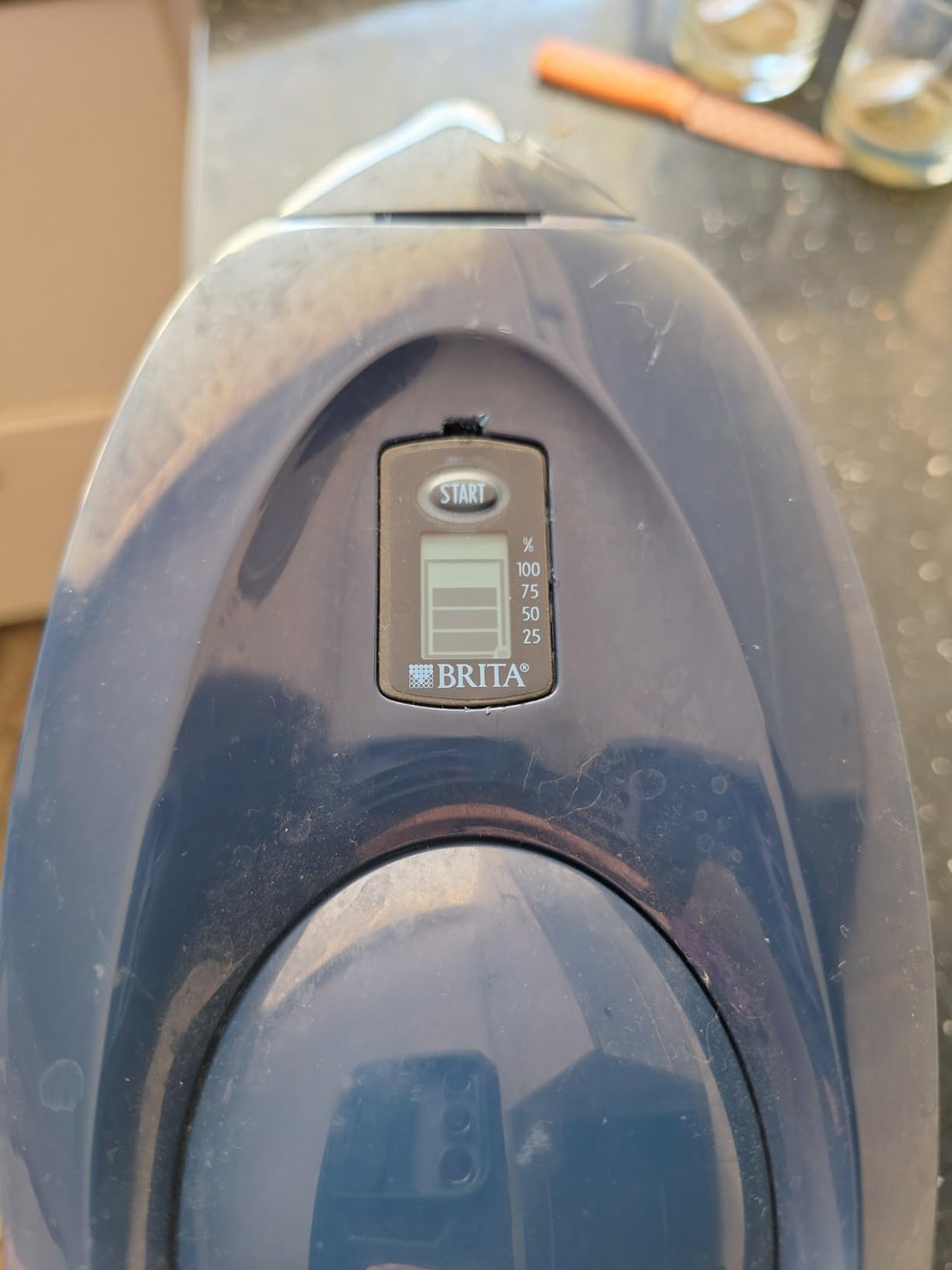 BRITA Marella Filterkanne blau + 3x MAXTRA PRO Pure Performance