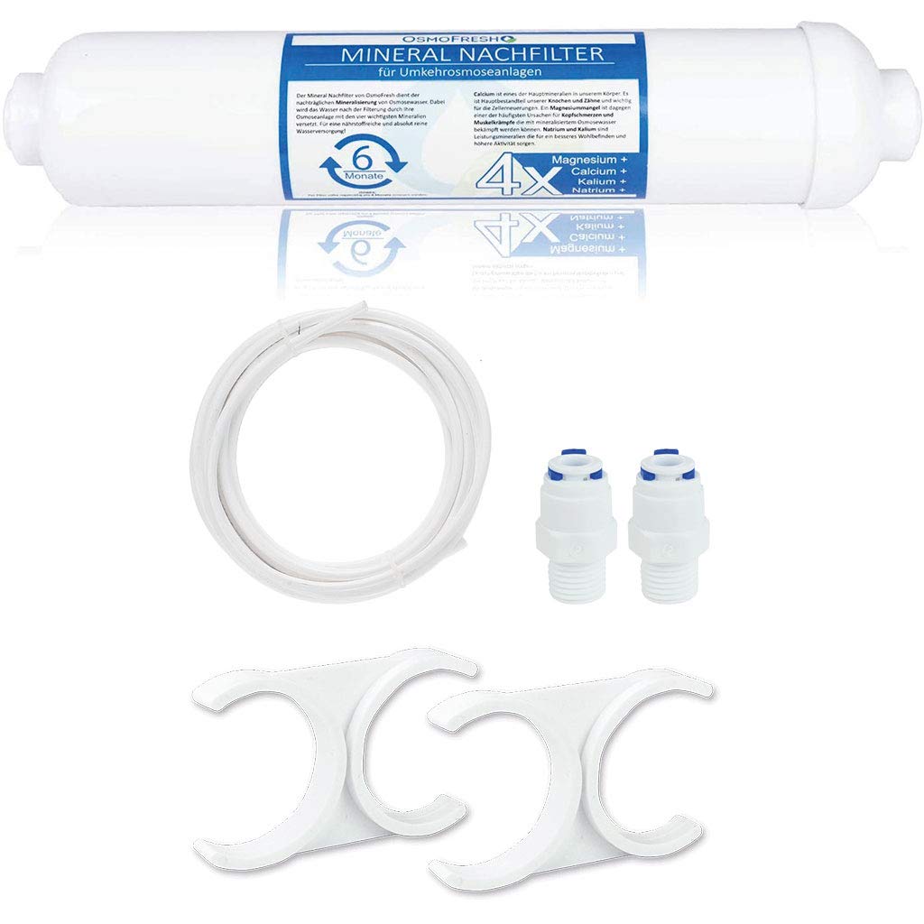 OsmoFresh Mineralnachfilter Osmosewasser ohne Anschlussset
