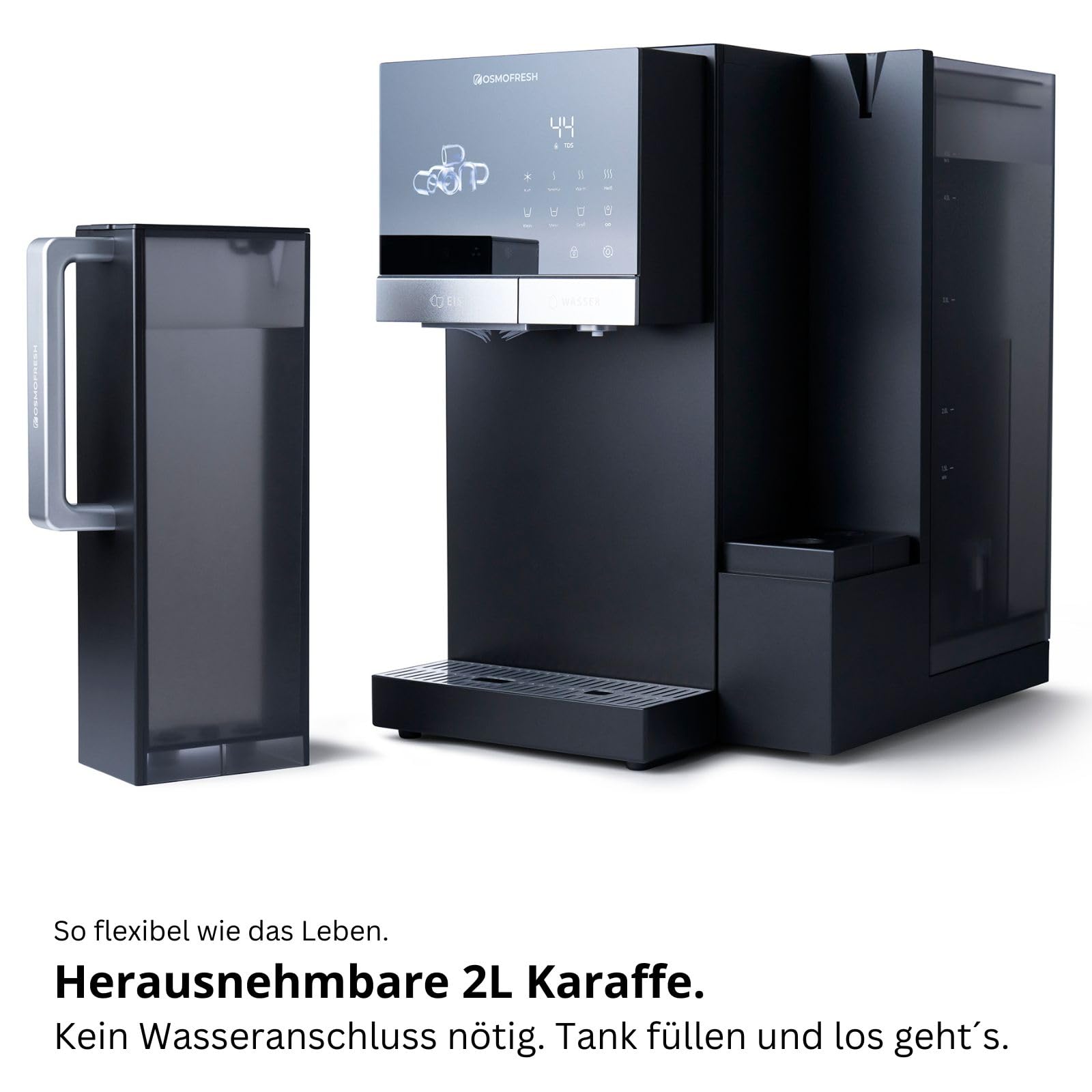 OsmoFresh Fusion Ice Osmoseanlage mit Eiswürfelmaschine 7-fach