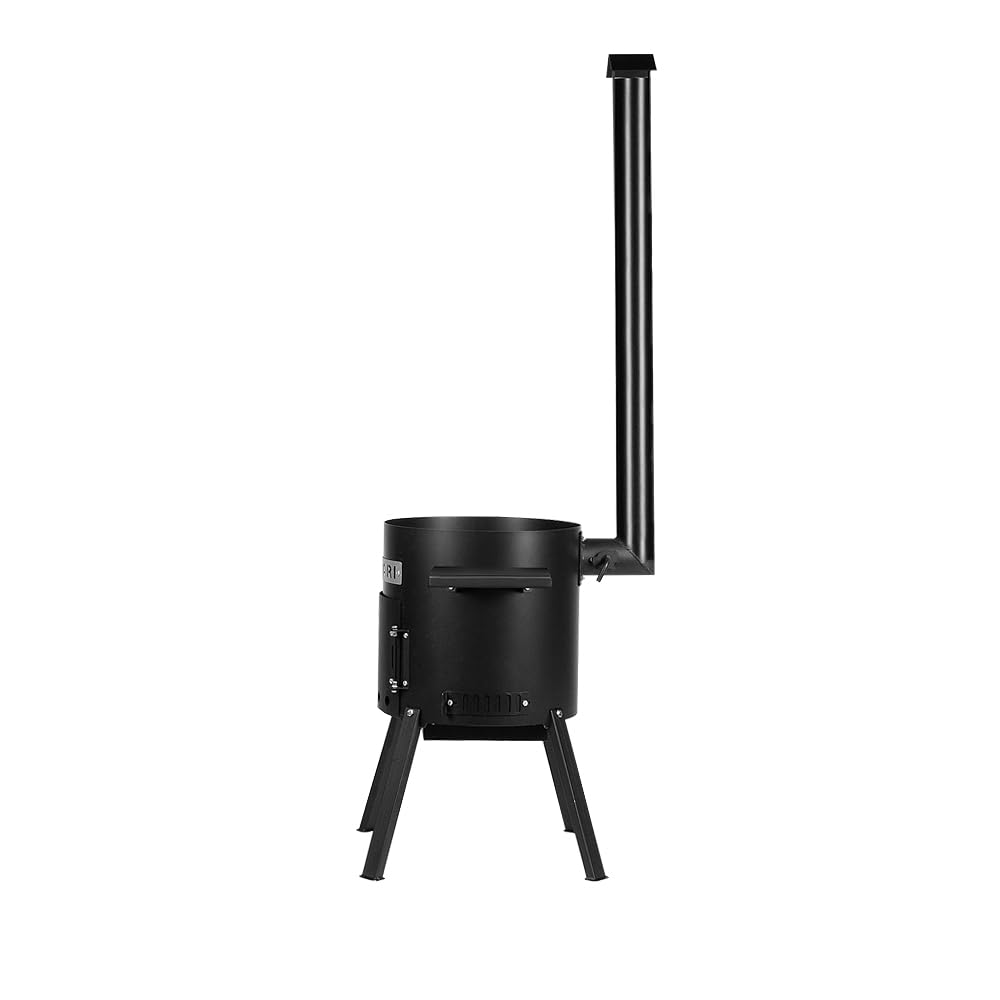 BEM Feuerofen 40 cm für Kasan 12-15 L schwarz 2 Ablagen