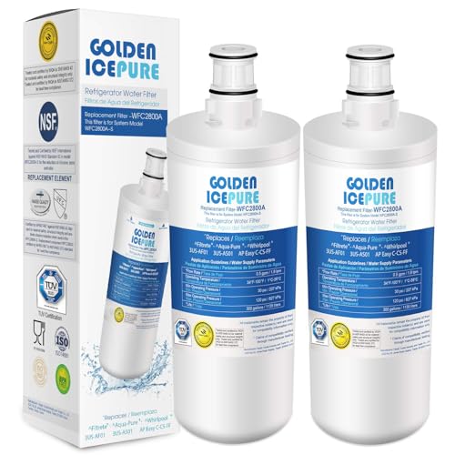 Golden IcePure 3US-AF01 Kühlschrankfilter 2 Stück Chlor