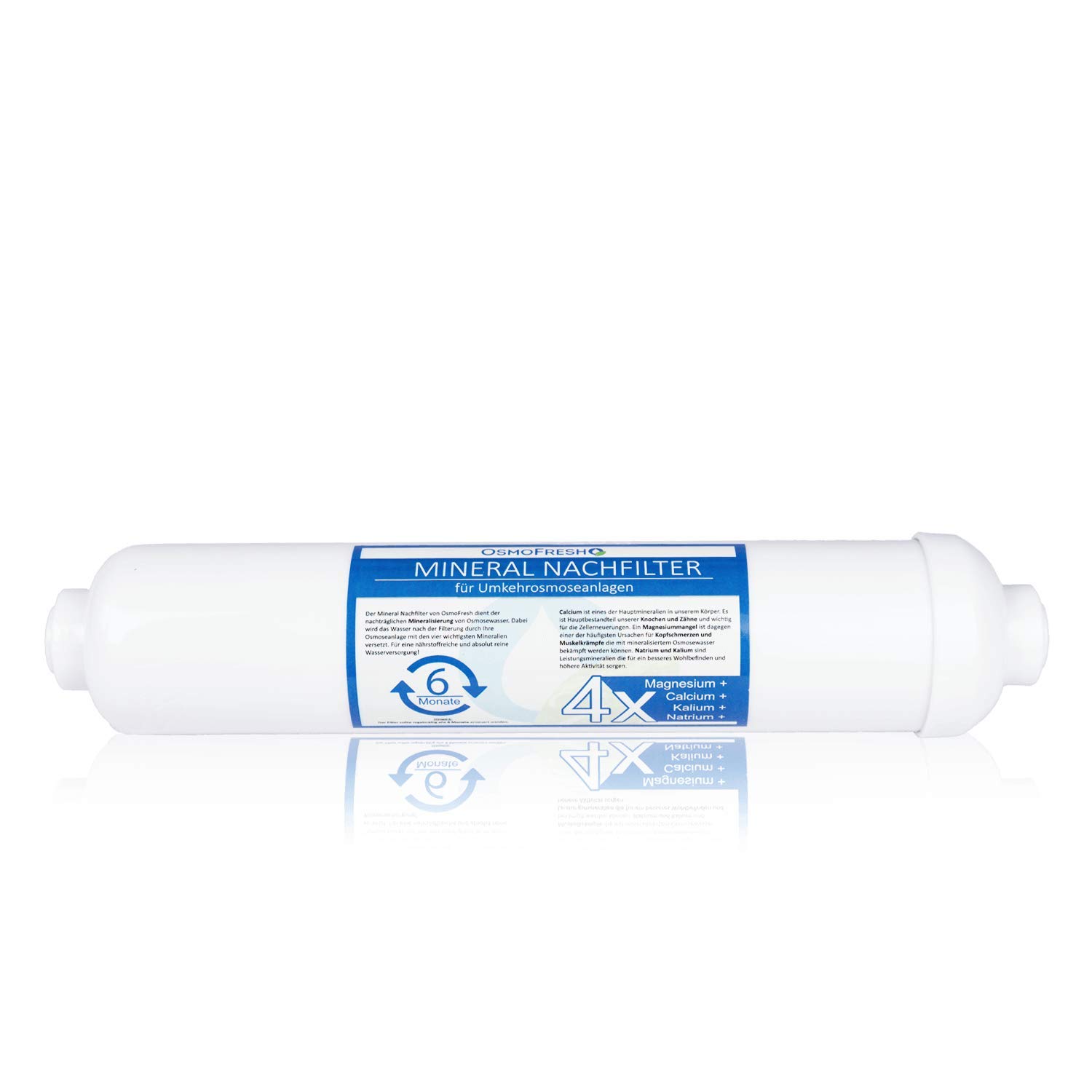 OsmoFresh Mineralnachfilter Osmosewasser ohne Anschlussset